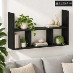 Zidna polica Crni hrast 78,5 x 17 x 45 cm Konstruirano drvo - Crni hra