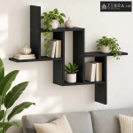 Zidna polica Crni hrast 87 x 17 x 75 cm Konstruirano drvo - Crni hrast