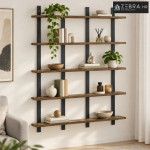 Zidna polica Dimljeni hrast 102 x 13.5 x 102 cm - Dimljeni hrast 102 x