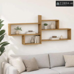 Zidna polica Hrast artisan 168.5 x 17 x 68 cm - Hrast artisan 4 pregra