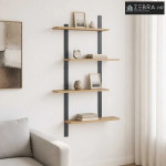 Zidna polica Hrast artisan 61 x 13,5 x 105,5 cm Prerađeno drvo - Hrast