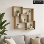 Zidna polica Hrast artisan 98 x 17 x 91 cm Prerađeno drvo - Hrast arti