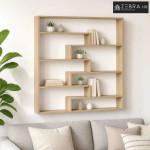Zidna polica Hrast sonoma 103 x 17 x 102 cm Prerađeno drvo - Hrast son