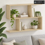 Zidna polica Hrast sonoma 72 x 17 x 55,5 cm prerađeno drvo - Hrast son