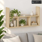 Zidna polica Hrast sonoma 78,5 x 17 x 45 cm Konstruirano drvo - Hrast