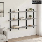 Zidna polica Siva Sonoma 102 x 13.5 x 58 cm Konstruirano drvo - Siva S