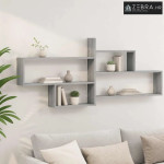 Zidna polica Siva Sonoma 168.5 x 17 x 68 cm Konstruirano drvo - Siva S