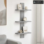 Zidna polica Siva Sonoma 30 x 13,5 x 64,5 cm Prerađeno drvo - Siva Son