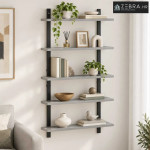Zidna polica Siva Sonoma 60.5 x 13.5 x 102.5 cm - Siva Sonoma 60.5 x 1