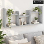 Zidna polica Siva Sonoma 97,5 x 17 x 40 cm Konstruirano drvo - Siva So