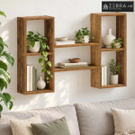 Zidna polica Staro drvo 102 x 17 x 59 cm Prerađeno drvo - Staro drvo
