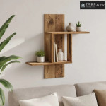 Zidna polica Staro drvo 59 x 17 x 63 cm Konstruirano drvo - Staro drvo