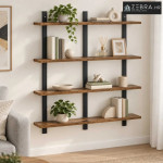 Zidna polica Staro drvo 79.5 x 13.5 x 80 cm Konstruirano drvo - Staro