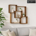 Zidna polica Staro drvo 98 x 17 x 91 cm Prerađeno drvo - Staro drvo