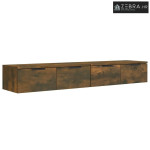 Zidni ormarići 2 kom boja hrasta 68x30x20 cm konstruirano drvo - Dimlj