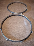 2 obruča 14" 8 rupa za snare gornji i donji ili flor tom šaljem poštom