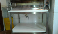 Inox postolje za pizza peć 96×80×76 cm