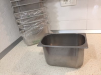 Kadice /pixne / banjice  za sladoled inox