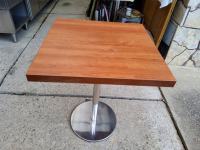 Inox stolovi drvena ploča 70x70 cm 12 kom