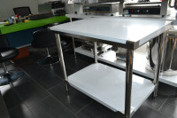 AKCIJA!!!! Inox radni stol+polica 1000x700x850 mm,R-1