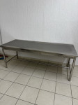 Inox stol 80 x 200