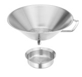 Cjediljka za pržene krumpiriće, inox, Ø 410 mm