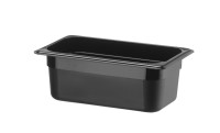 Crna polipropilenska GN posuda 1/4, 2,4 L, visina 100 mm