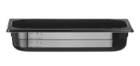 Crna SAN GN posuda 1/3, 2,5 L, visina 65 mm