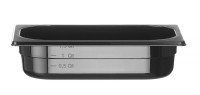 Crna SAN GN posuda 1/4, 1,7 L, visina 65 mm