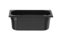 Crna SAN GN posuda 1/4, 2,6 L, visina 100 mm