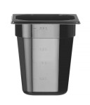Crna SAN GN posuda 1/6, 2,8 L, visina 200 mm