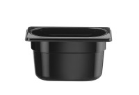 Crna SAN GN posuda 1/9, 0,9 L, visina 100 mm