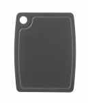 Daska za rezanje od drvenih vlakana, crna, 440 × 325 × 6 mm