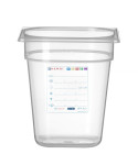 HACCP GN posuda 1/6 od polipropilena, 3,4 L, visina 200 mm