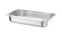 GN posuda 1/1 od nehrđajućeg čelika AISI 304, 0,8 mm, visina 100 mm