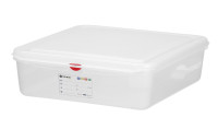 HACCP GN spremnik 1/1 s poklopcem i kopčama, 13 L, visina 100 mm