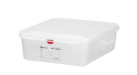 HACCP GN spremnik 1/2 s poklopcem i kopčama, 6,5 L, visina 100 mm