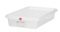 HACCP GN spremnik 2/3 s poklopcem i kopčama, 9 L, visina 100 mm