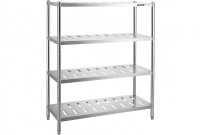 Inox regal 150x60x155 cm