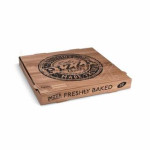 KUTIJA ZA PIZZU, TISAK "PIZZA" SMEĐA 100/1
