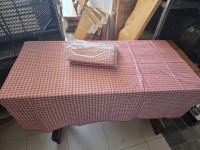 pamučni karirani stolnjaci 140x140cm(10kom)