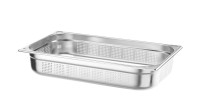 Perforirana GN posuda 1/1 od nehrđajućeg čelika AISI 304, 0,8 mm, visi