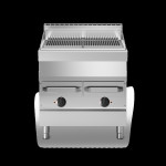 PLINSKI ROŠTILJ 800x700x850h mm 2 ZONE ZA KUHANJE OD NEHRĐAJUĆEK ČELIK