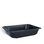 POSUDA PP ZA HRANU, MB1-50, 1-DIJELNA, PRAVOKUTNA, CRNA, 1400 ML