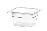 Prozirna SAN GN posuda 1/6, 1,6 L, visina 100 mm