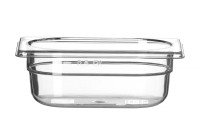 Prozirna SAN GN posuda 1/9, 0,6 L, visina 65 mm