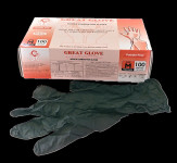 RUKAVICE NITRILNE BEZ PUDERA, CRNE, XL VELIČINE 100/1