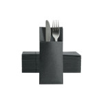 SALVETE SOFT S DŽEPOM, FOLD 1/12, CRNE, 50/1