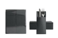 SALVETE SOFT POINT CUTTLERY CRNA 32*38 cm 50/1