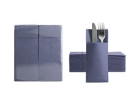 SALVETE SOFT POINT CUTTLERY TAMNO PLAVA 32*38 cm 50/1